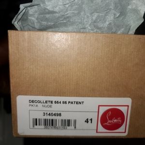 Christian Louboutin ( red bottom shoe)